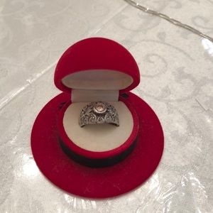 Sterling Marcasite ring size 7